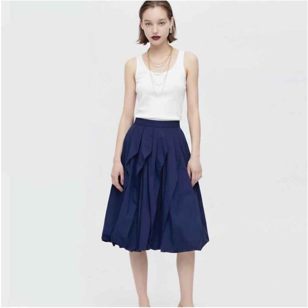 Uniqlo x Marni NWT Navy Balloon Skirt Size XS Avant Garde‎ Volume Casual